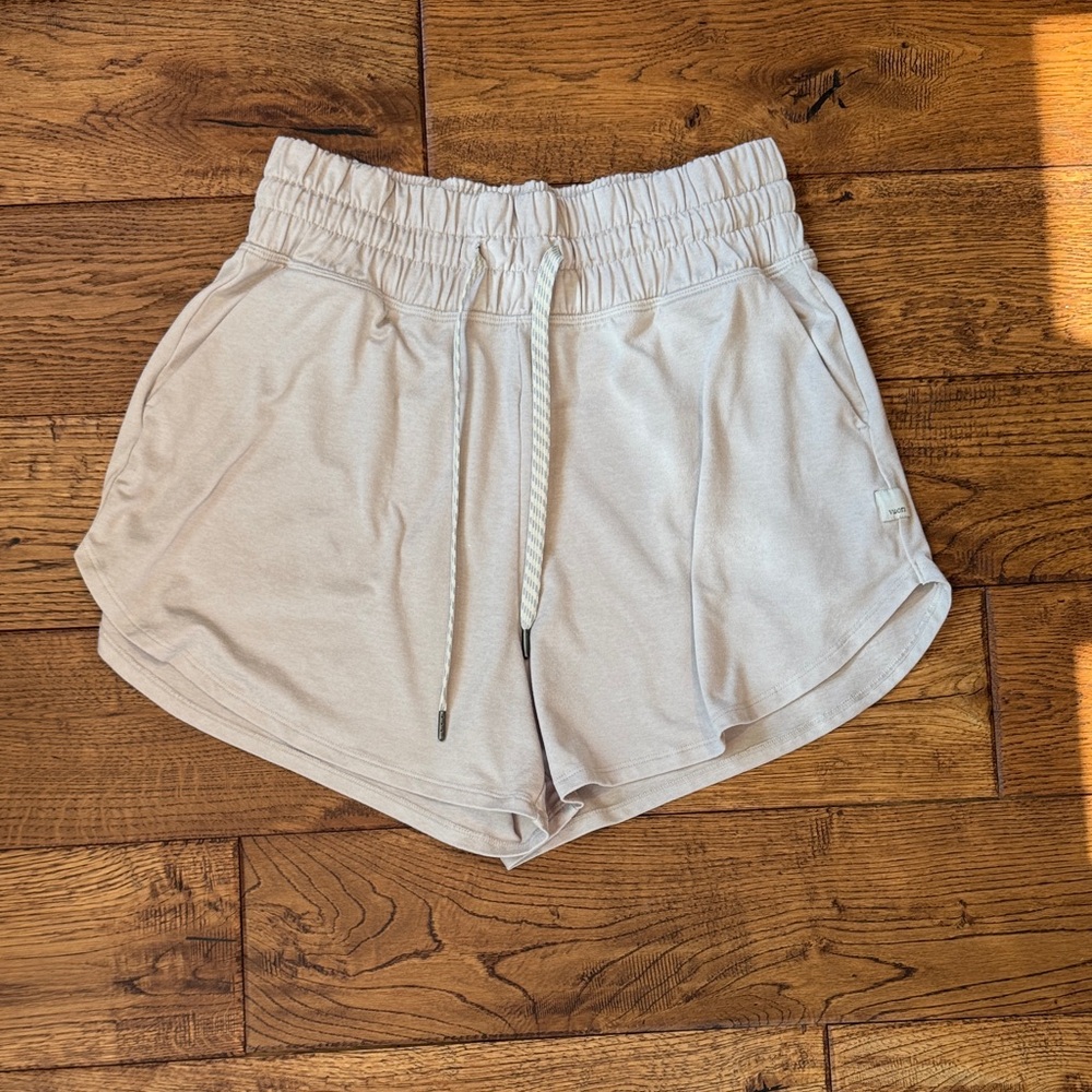 Vuori Women's Light Tan Athletic Shorts